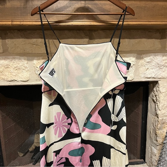 Anthropologie Oopscool Maxi Dress Graphic Print Dress  Floral Eclectic Medium - Picture 11 of 14